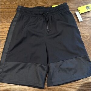 Kids Black Athletic Shorts